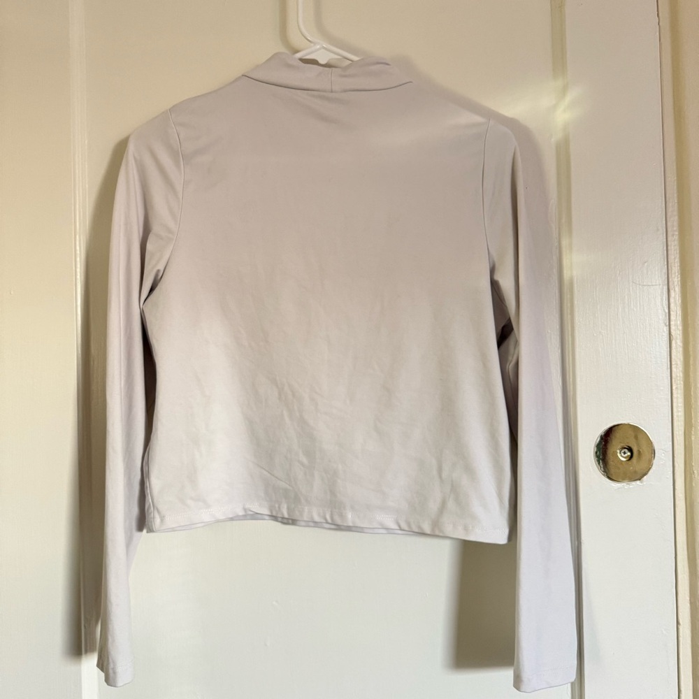 Olivia Rae Soft White Turtleneck Top